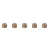 10pcs Sintered Bronze Bearing Sleeve Gold Plain Bearings Durable Bronze Bushings  Machine Tools