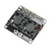 Cooling Fan for Raspberry Pi Heat Sink Expansion Board LED Light Double Fans C2448