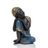 Polystone Home Decor Decoration Buddha Idol Statue Showpiece Gift Gifting Item-BLU_BLK-DB5-(13)