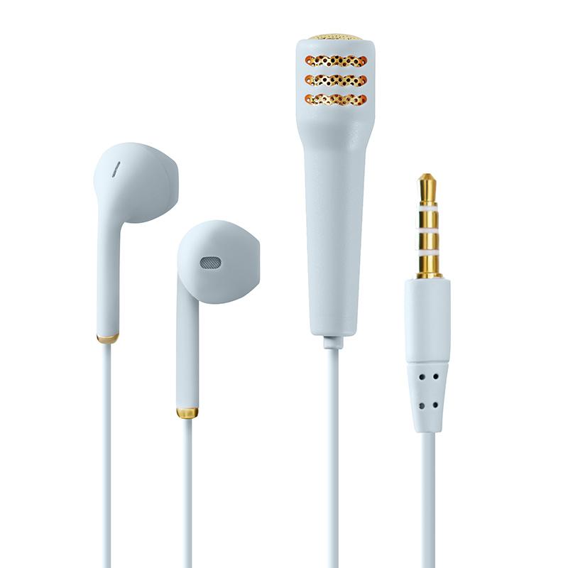 Портативные проводные наушники HIFI и BASS с мини-микрофоном HD, микрофоном, интерфейсом 3,5 мм, гарнитурой для приложения караоке, онлайн-классом, прямой трансляцией