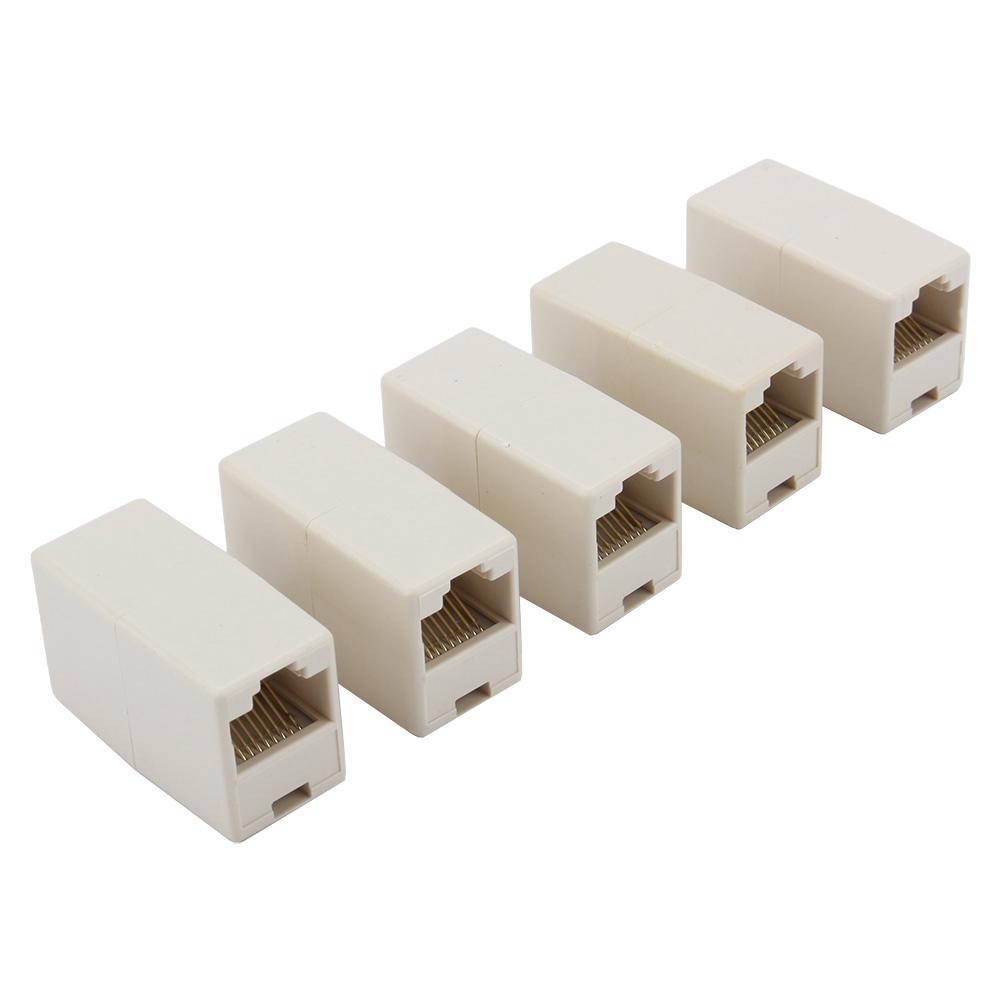 Горячая Распродажа Ethernet Lan Cable Joiner Coupler Сетевой Разъем CAT 5 5E