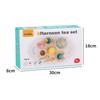 Food Afternoon Tea Set Toy Timbered  Early Educational Toys   Children Toys