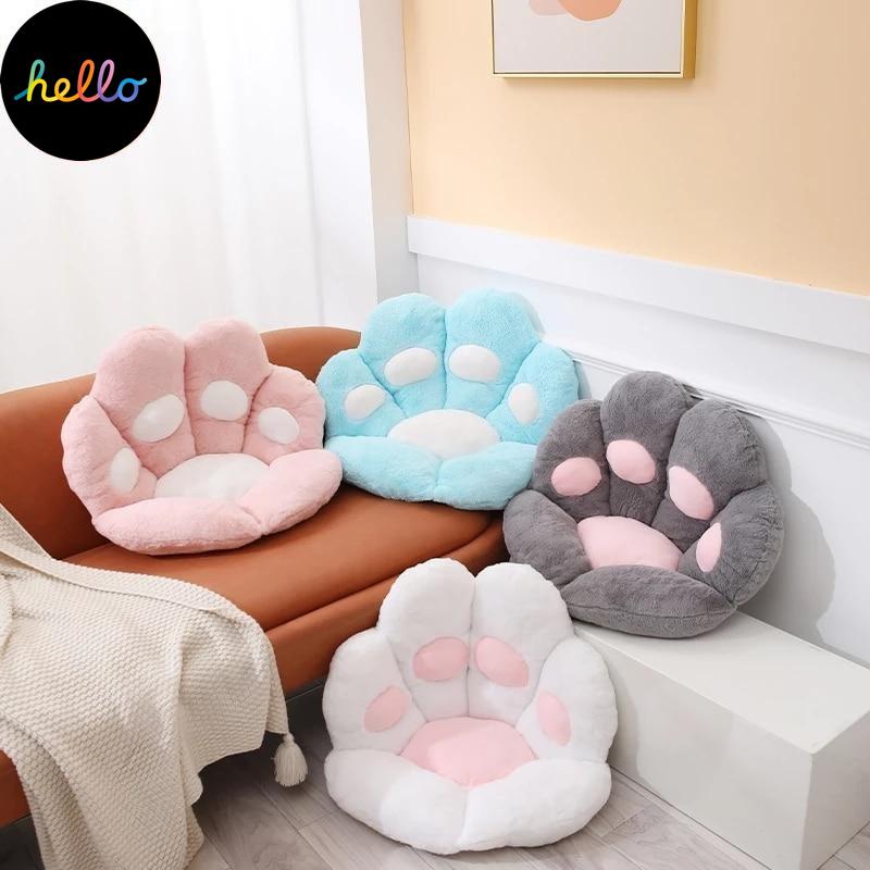 Кресло, сиденье, кошачья лапа, для офиса, обеденный стул, настольное сиденье, спинка, подушка, офисные сиденья, массажные плюшевые кошачьи плюшевые мультфильмы, Cus on