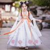 Qiz Hanfu qadimiy kostyum bolalar Xitoy uslubi kichkina qiz kiyimi Tang liboslari malika yubka milliy kostyum bolalar