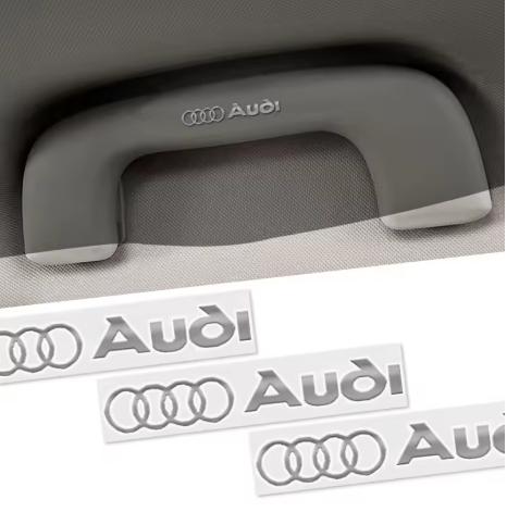 2026 3D Metal Emblem Stickers Car Styling For 22x Sline A3 Q5 B9 B7 C6 A4 RS S1 B8 8P 8V B6 A5 A6 C7 Auto Interior Decoration Decals D2