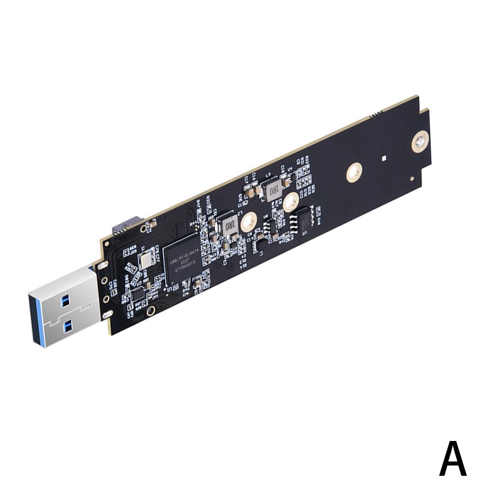 Адаптер M.2 SSD SATA/NVMe на USB 3.1 B+M Key/M Key на жесткий диск M2 3.1 Riser Adapter E C3X2