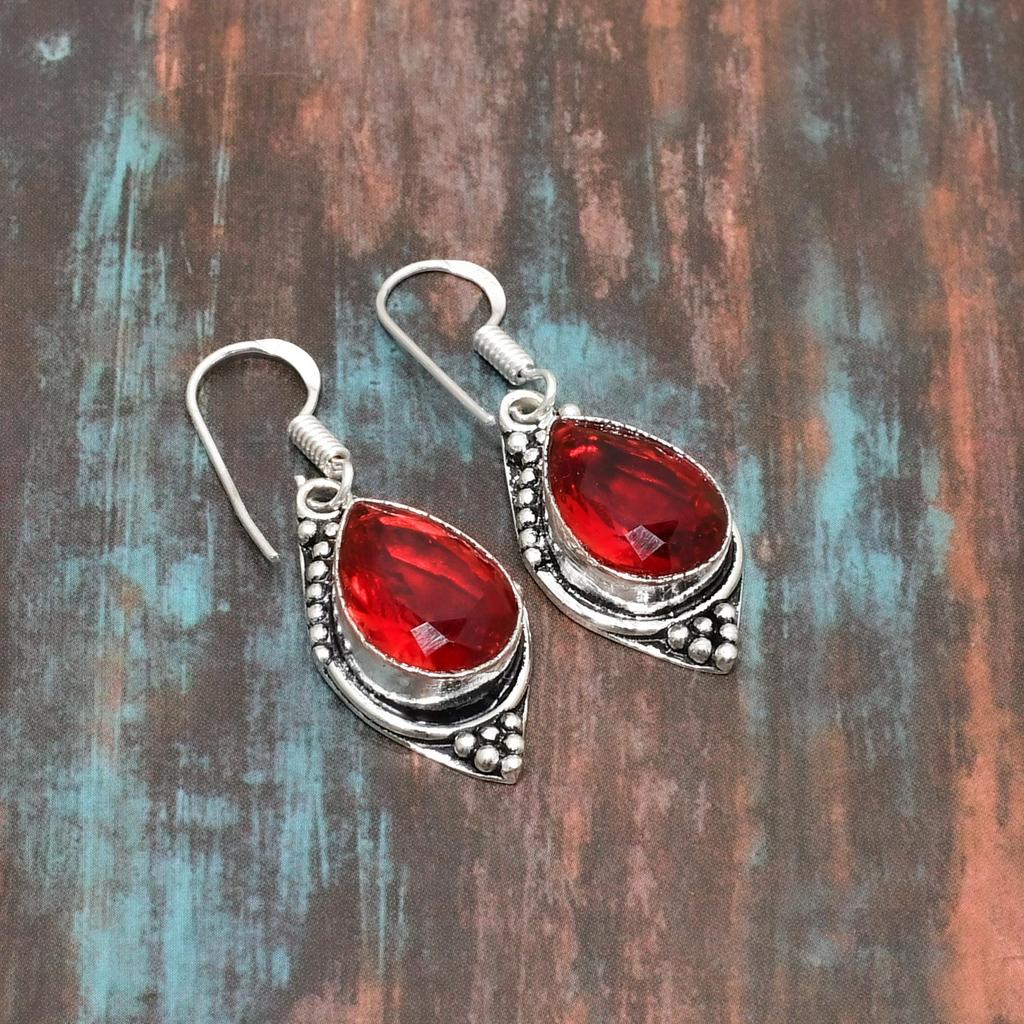 Мозамбикский гранат, ювелирные изделия ручной работы из стерлингового серебра 925 пробы