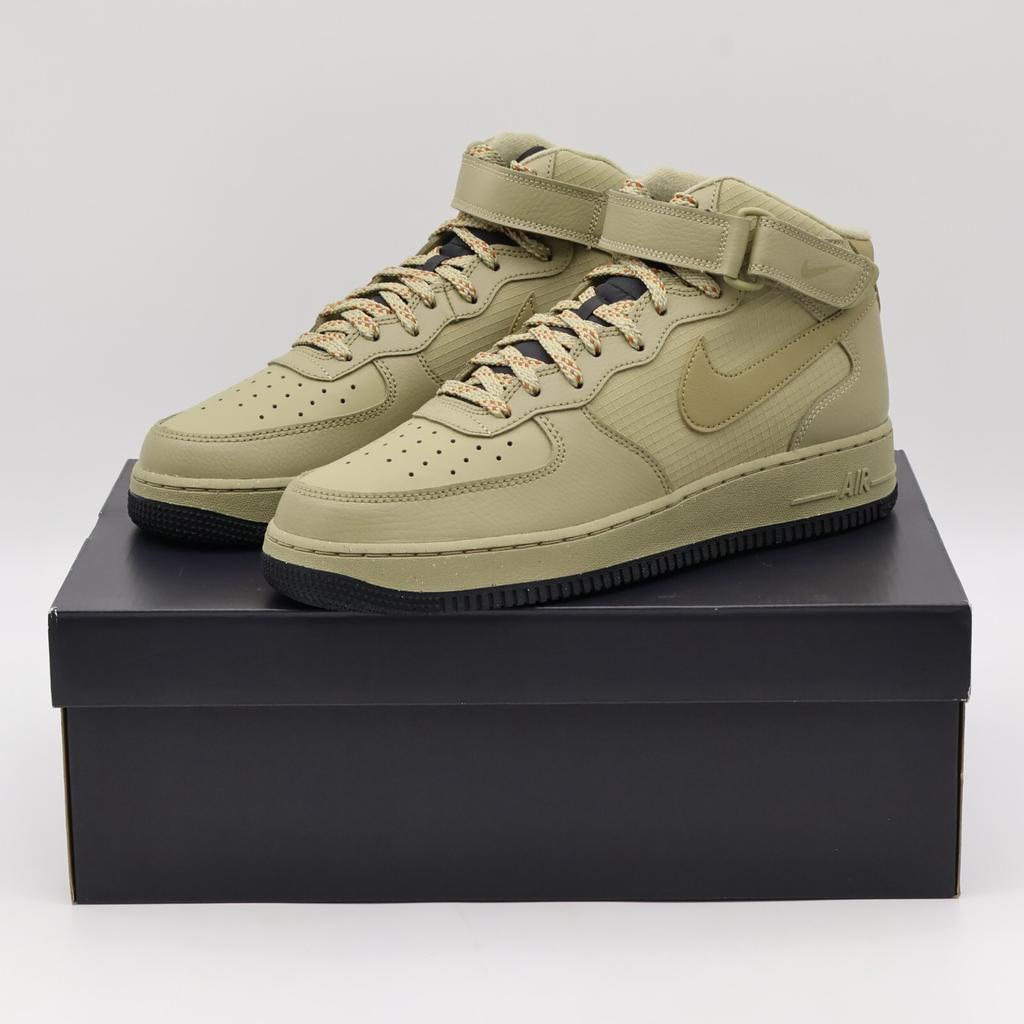 FB8881-200 Nike Air Force 1 Mid '07 Нейтральный Оливковый Черный Темно-Рыжий (Мужской)