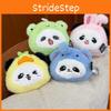 Panda Frog With Rabbit Duck Elephant Hat Plush Keychain Animal Gift Pendant