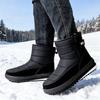 Shoes Men's Winter Cotton Shoes Piled Thickened Snow Boots Casual Versatile Non-slip One-pedal Cotton Boots
