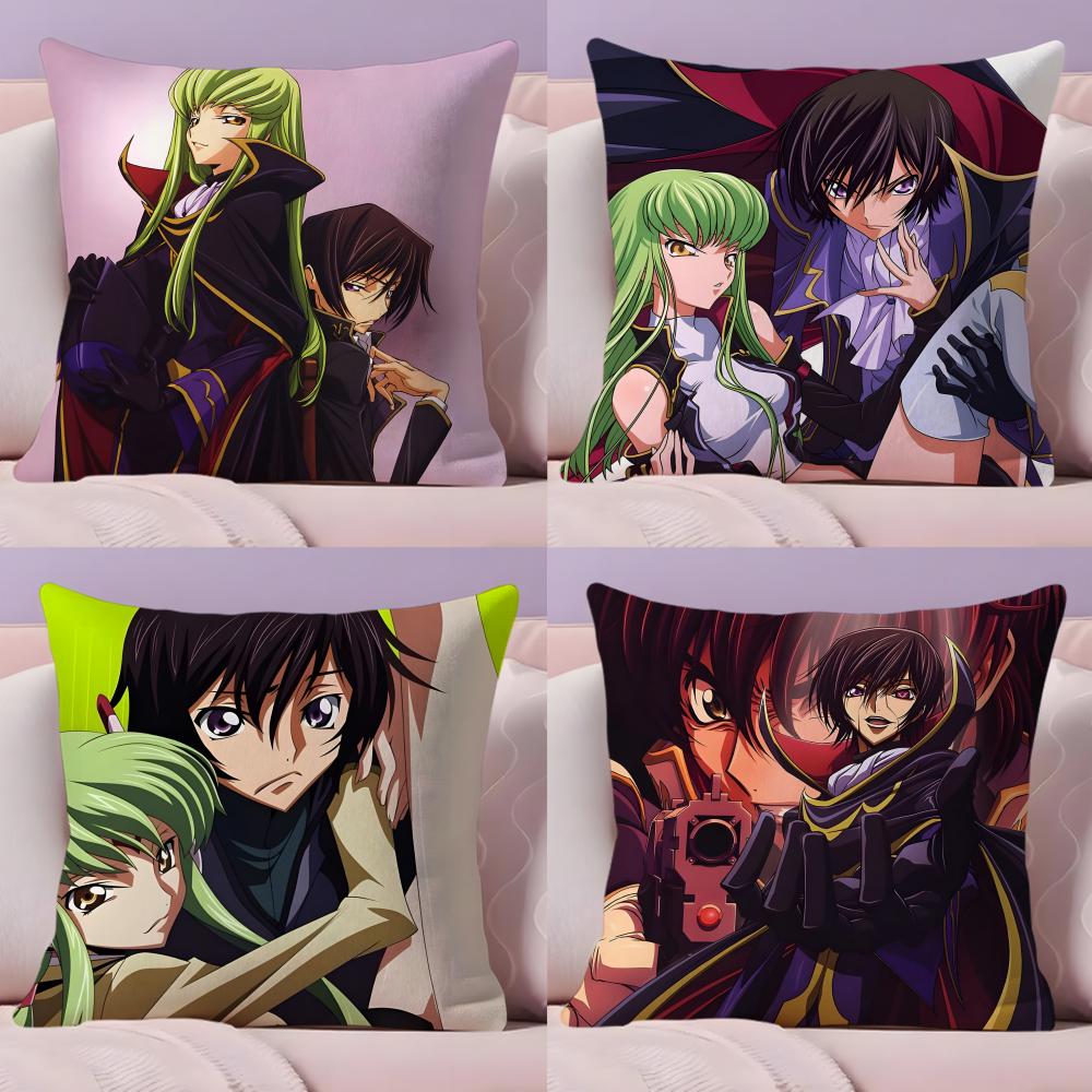 Код G-Geass Z-Zero Аниме Наволочка Плюшевая Ткань Мягкая Двусторонняя Печать Диван Теплая Зима Домашний Подарок Наволочка