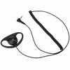3.5mm Jack D Shell Type Listen Only Earpiece Headset for Motorola ICOM Kenwood Radios