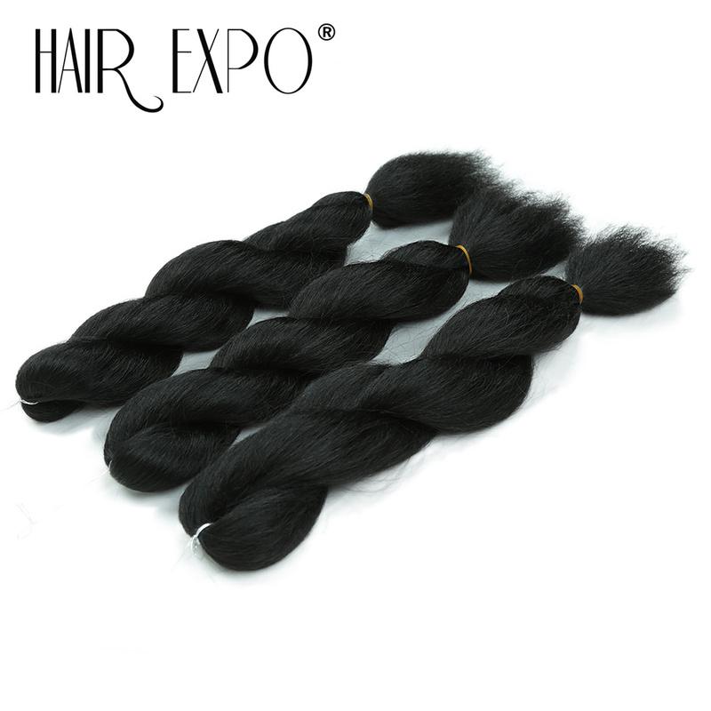 16Inch Vixen Crochet Bulk Hair Synthetic Jumbo Braids Fluffy Yaki Straight Crochet Hair Afro Kinky Curly Braiding Hair Extension