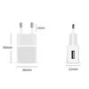 Dual USB Plug Power Supply Charger 5V 2A Universal Fast Charging Adapter US EU Plug Travel Portable Dual Power Adapter For Phone