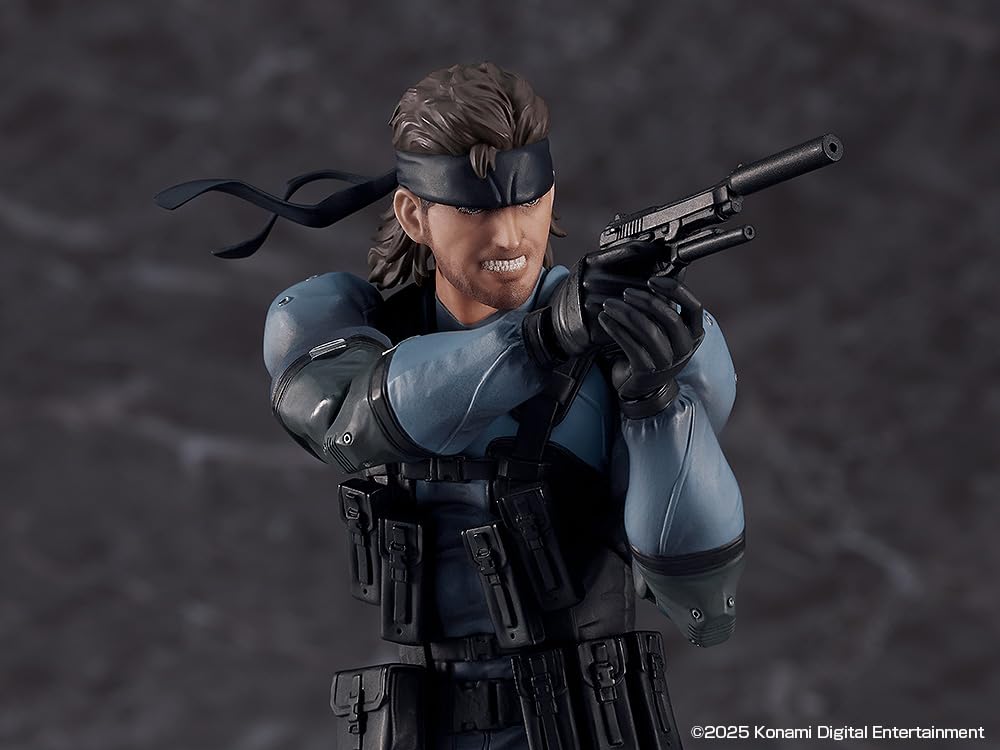 Figma METAL GEAR SOLID2 SONS OF LIBERTY Солид Снейк MGS2 Обновленное Издание Пластиковая Раскрашенная Фигурка Действия версия. Немасштабируемый