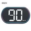 Автомобильный GPS-дисплей на лобовом стекле для HUD Y03 Цифровой спидометр Plug and Play Датчик для всех автомобилей Большой шрифт KMH MPH Автомобильные аксессуары X7D8