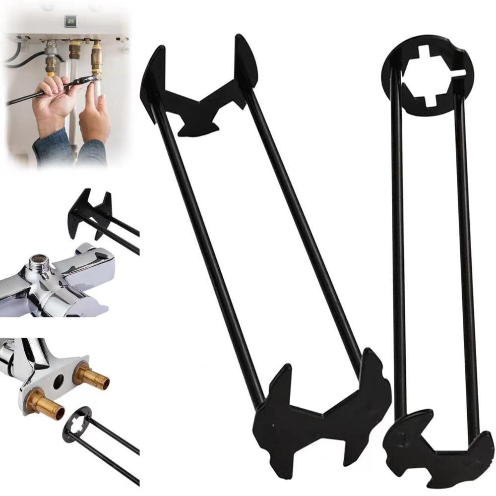 Carbon Steel Basin Wrench 7 Sizes Sink Wrench Set Plumbers Wrench Faucet Wrench  Tight Spaces
