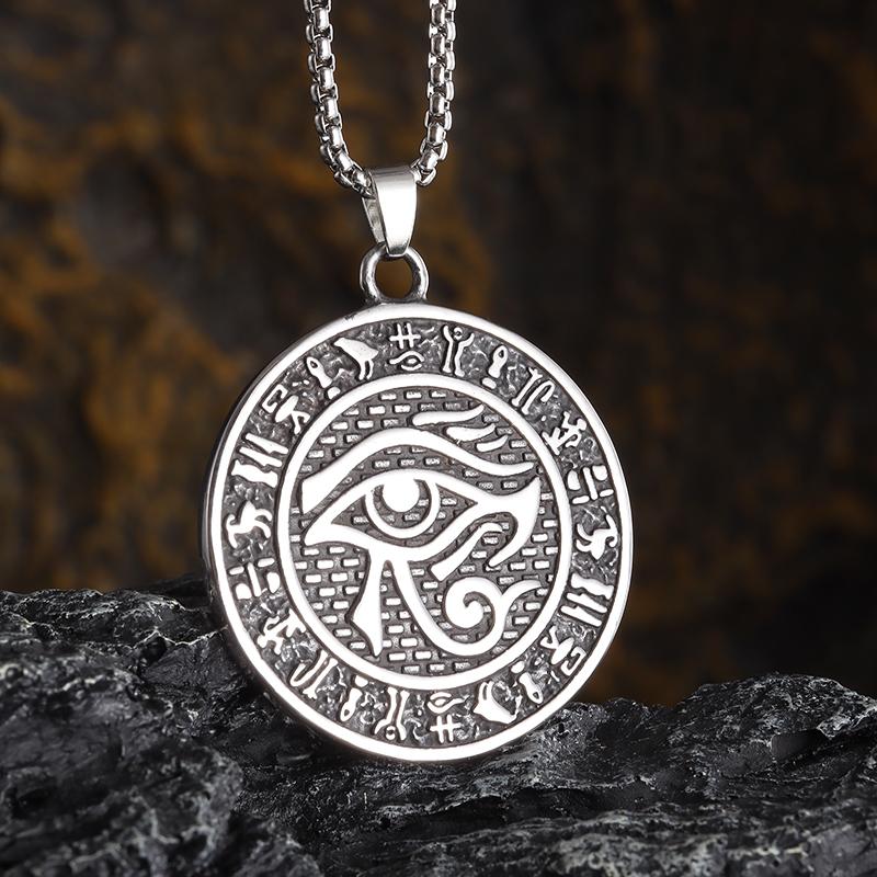 Ювелирные изделия, круглое ожерелье с кельтским узлом для мужчин, скандинавский амулет с рунами, модный свитер, ожерелье, подарок