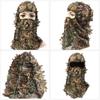 Suit  Camouflage Leafy Hat 3D Full Face Mask Headwear Turkey Camo Hunter Hunting Accessories