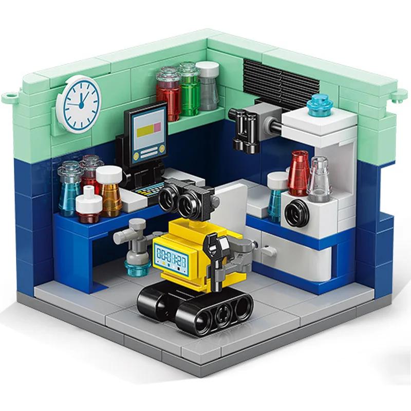 Dreams House Racer Car Doctor Painter Musician Scientist Pastry Chef Cameraman Astronaut Building Blocks Kit Brick M