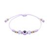 Fashion Colorful Devil Evil Eye Bracelet For Women Crystal Bead Handmade Braided Rope Thread Lucky Kids Couple Jewelry