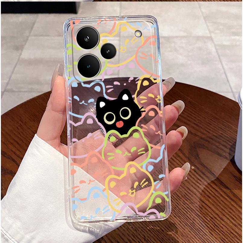 For Realme P4 5G Cover Realme P4 Pro 5G RMX5116 Case Clear Luxury Cute Love Heart Rabbit Funny Painted TPU Soft Silicone Casing