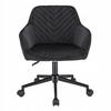 Napoli Armchair, Black, On A Black Base