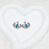 Children's Cartoon Stitch Inlaid Diamond Earrings & Necklace Set