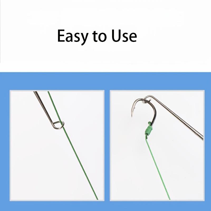 Fishing Knot Tool - 3-in-1 Extractor, Hook Remover, and Loop Tying Device - Quick & Easy To Use - Random Colors