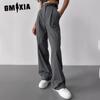 Women's Suit Trousers Spring and Summer New Casual Temperament Commuting Loose Straight Trousers Suit Trousers