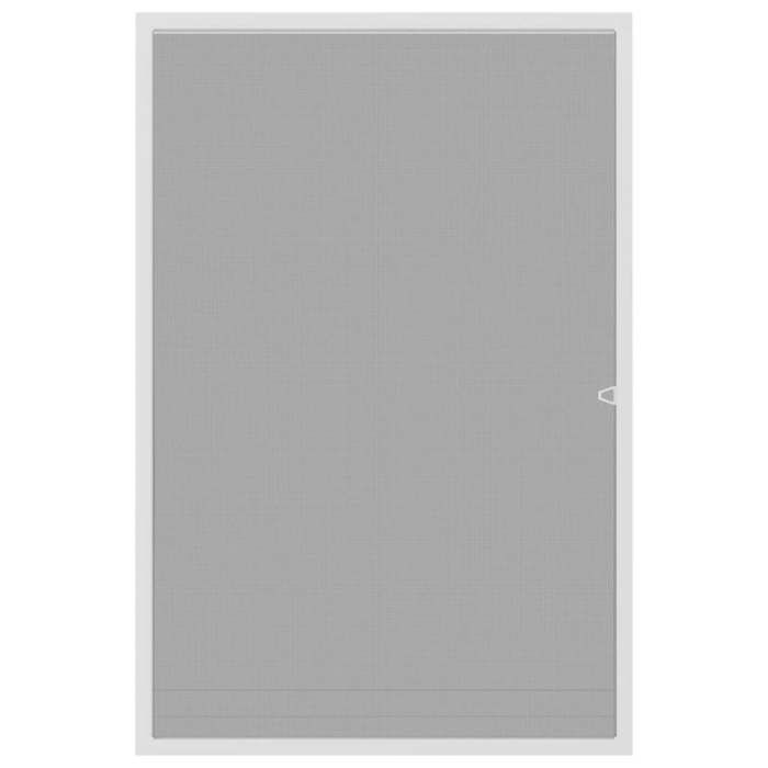 VidaXL Moustiquaire pour Fenêtres, Filet Anti-Moustiques avec Cadre en Aluminium, Filet de Fenêtre Contre Abeilles Mouches 153831