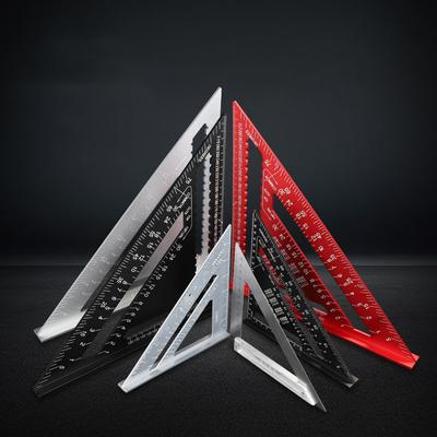 Измерительный инструмент, квадратная линейка, скоростной транспортир из алюминиевого сплава, угловая митра для плотника, трехугольная линия, чертилка, направляющая пилы