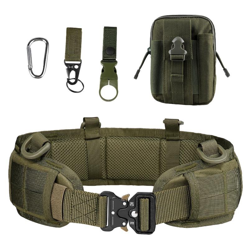 Outdoor Waist Belt Multi-Functional Quick Release Waist Seal Buckle Nylon Waistband