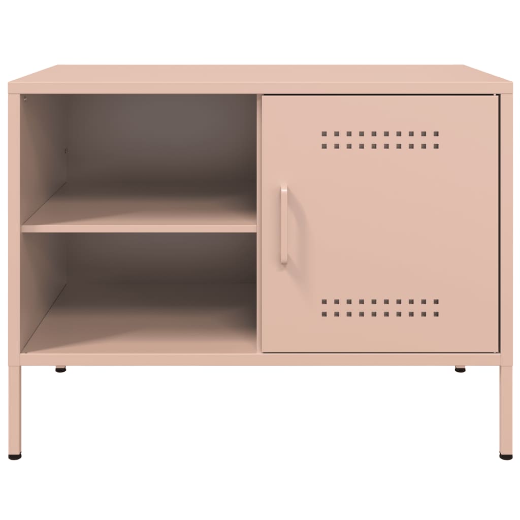 Vidaxl Szafka Pod Telewizor, Różowa, 68X39X50,5 Cm, Stalowa