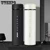Large Capacity Intelligence Thermos Cup 500ml Vacuum Flasks Portable Stainless Steel Thermos Cup Water Bottle Travel Tea Mug Office Thermos Cup