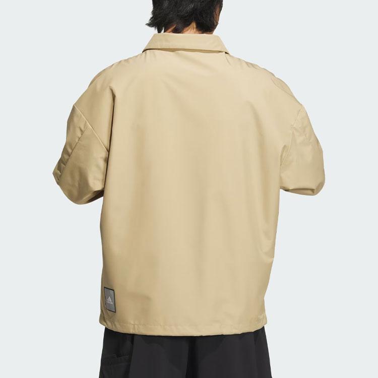 adidas Куртка Fustl 8 Solid Logo Спортивная повседневная куртка Мужские куртки Светло-хаки IM9083