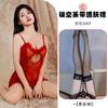 Sex Underwear Velvet Sexy Mesh Set Transparent Suspender Cosplay Temptation