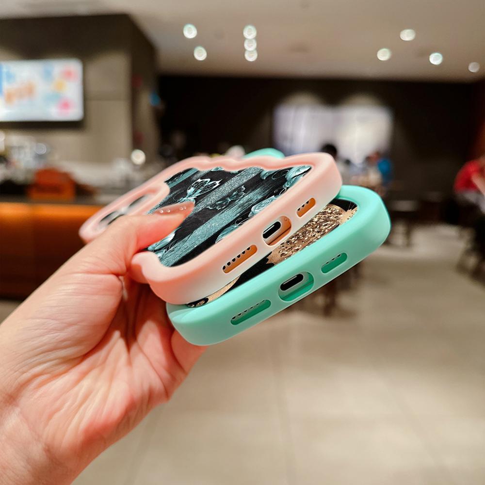 Мягкий чехол для телефона Macaron из ТПУ для iPhone 11, 12, 13, 14, 15 Pro Max SE X Xs Max XR 6 6s 7 8 Plus Tecno Camon 19 20 Pro Realme C35 Ae64 с бабочкой и цветочным рисунком