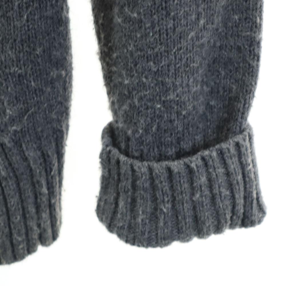 Armani Exchange Мужской свитер с V-образным вырезом, с длинным рукавом, M, темно-серый трикотаж, б/у