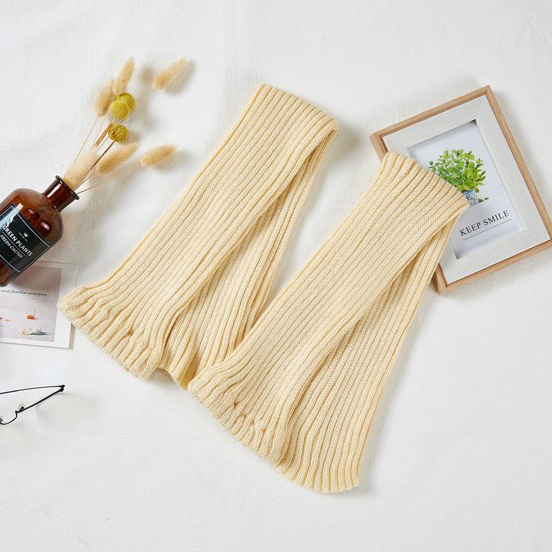 Очень длинные толстые вязаные красные шерстяные гетры 70 см для Нового года и Рождества