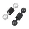 Motorcycle Double Ball Extension Rod Mount 17mm Ball Head 1/4” Thread Aluminum Bracket For Phone Action Camera Accessories