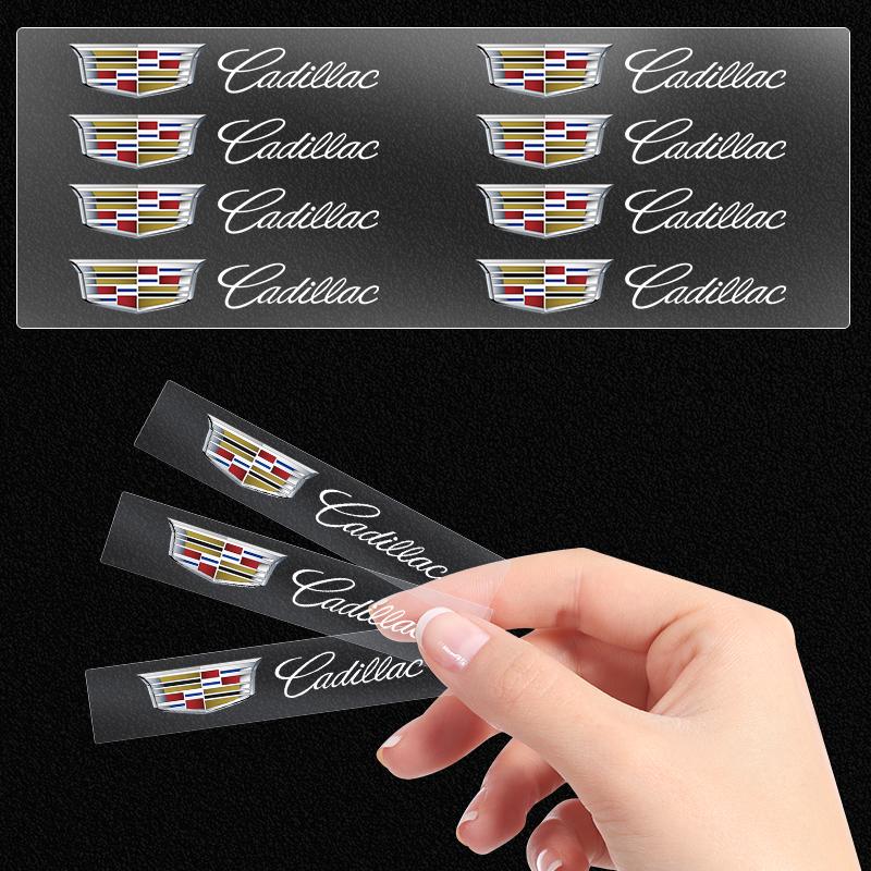 1/2/5/10pcs Car Stickers emblem Auto Decor Decals Window Wiper Stickers For Cadillac Escalade GT4 XT4 ATS XT5 CTS XTS RS