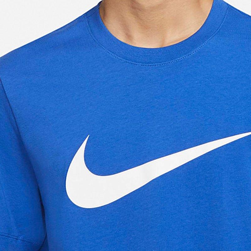 Nike T Shirts Men's Blue Crew Neck Moderate Straight Fit BV0628-480
