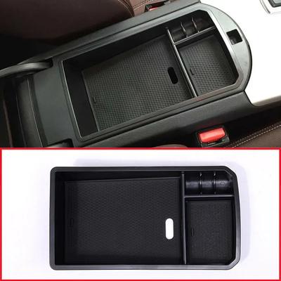 For 11-16 BMW X3 X4 F25 F26 ABS Black Car Central Storage Box Glove Armrest Box Tray Interior Car Accessories