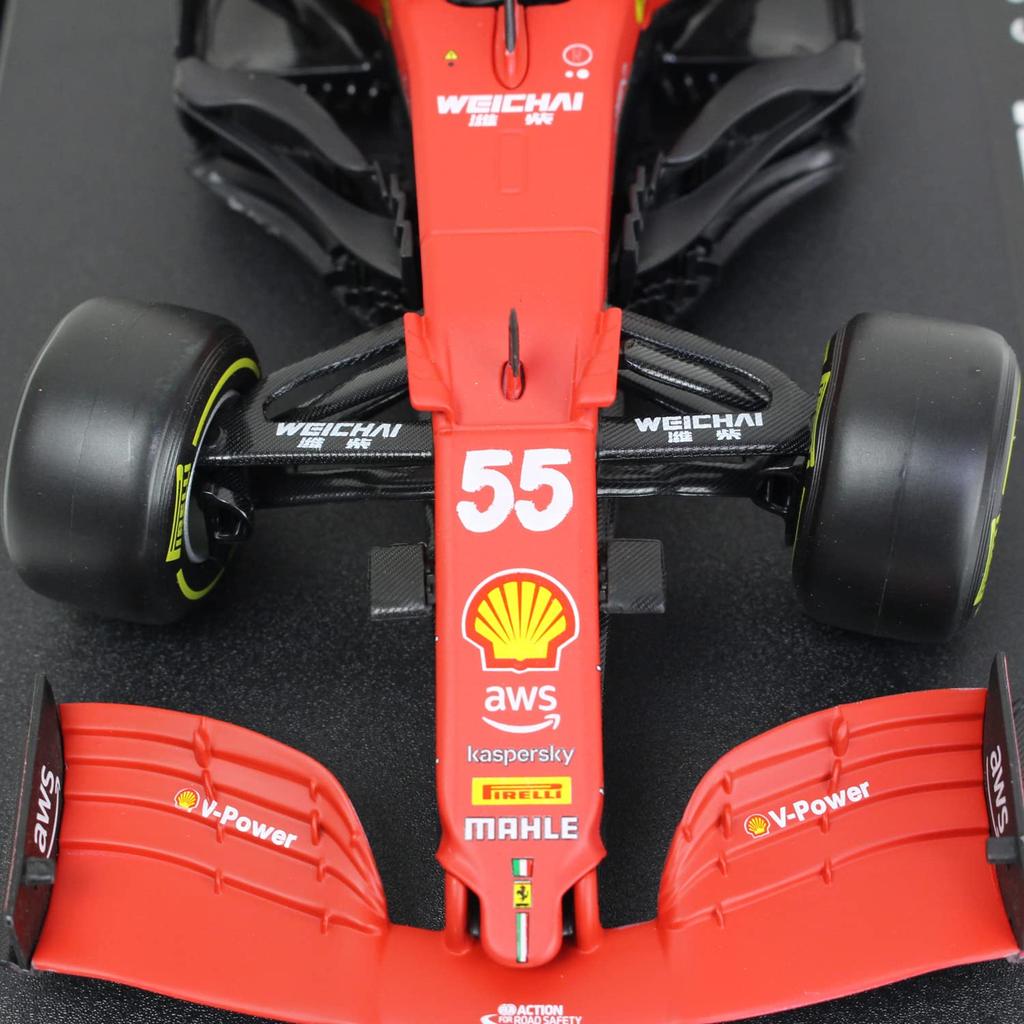 BBURAGO масштаб Ferrari SF21 Sainz 2021 1/18 C. BR-18-16809CS