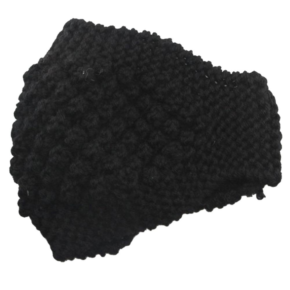 Подарочный тюрбан, аксессуары для волос, вязаная шерстяная повязка на голову для девочек, эластичная повязка для волос, связанная крючком