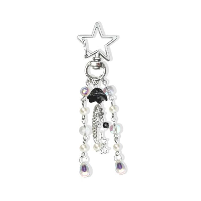 Jellyfish Car Keyring Charm - Y2K Keychain Accessory
