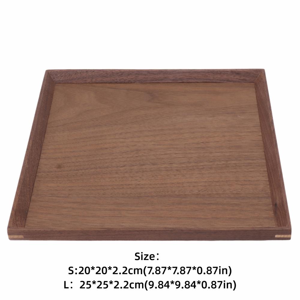 Black Walnut Wood Wooden Serving Tray Wooden Serving Platter Tea Serving Serving Tray Dining Room