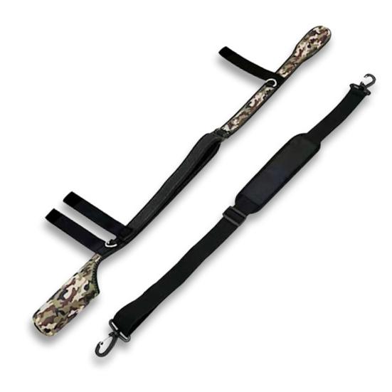 Fishing Rod Protector Shoulder Strap Adjustable Foldable Portable Anti-Collision Fishing Pole Tip Protective Sleeve Cover Case Fishing Accessories