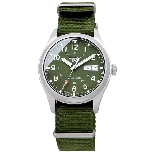 Seiko 5 Sports Automatic Mechanical Watch, Limited Edition, Men's, Made In Japan, SRPG33, Green